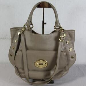 EMMA FOX GUC PEBBLED LEATHER SATCHEL CROSSBODY BAG